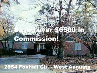 2954 Foxhall Cir. - West Augusta - Saved over $6500 in commission!
